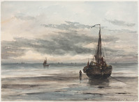 DD 032
<br/>
Avond aan zee
<br/>
<em>Verwoert, Maria Elisabeth (1836-1905)</em>
